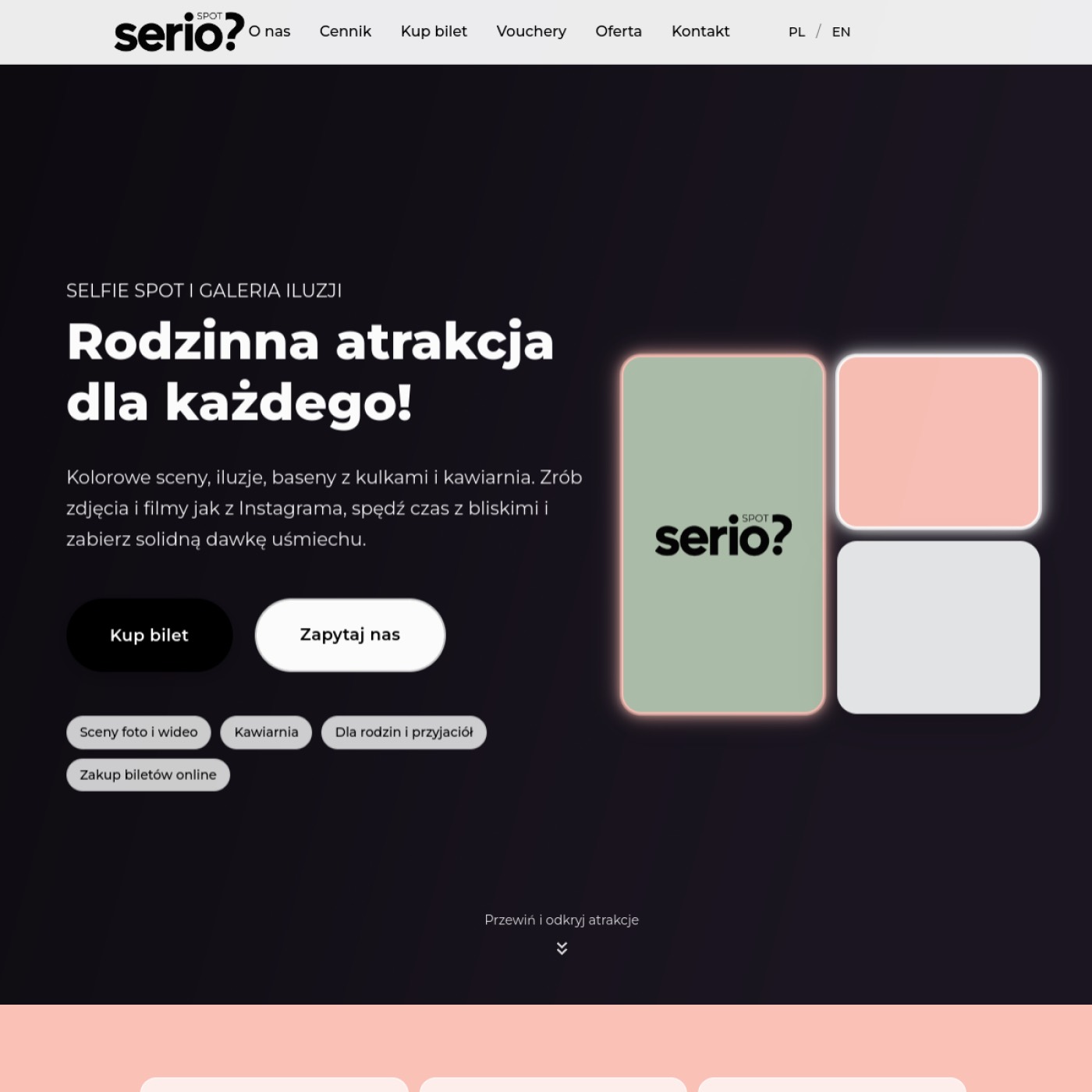 Zrzut ekranu strony SPOT serio?